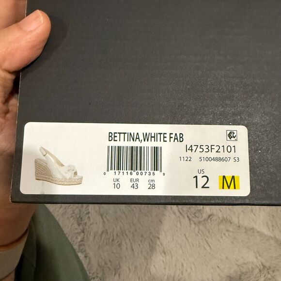 NIB Naturalizer Espadrille Wedge Sandals Berlin Comfort Heel Bettina Boho Sz 12 - Picture 12 of 13